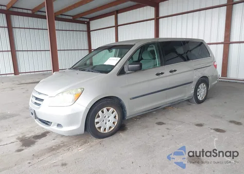 2005 Honda Odyssey Lx из США, поврежденный, VIN 5FNRL38215B098907